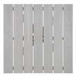 Maddie Home Outdoor Dining Table in White and Light Gray
