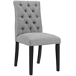 Maddie Home Upholstered Dining Side Chair in Light Gray