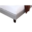 Wallace & Bay Kopa California King Upholstered Bed with Nailhead Trim in Gray