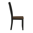 Brown and Black Farmhouse 6-Piece Dining Set With Bench