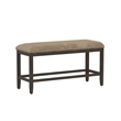 Brown Casual 6-Piece Gathering Height Table Set with Storage Drawers