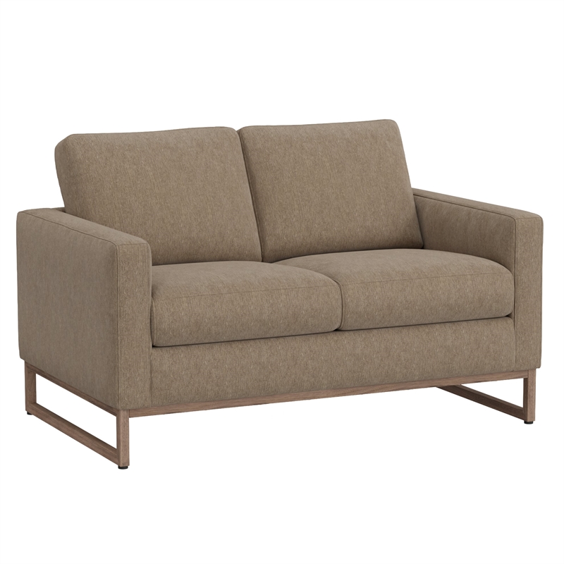 Wallace & Bay Brown Chenille Loveseat