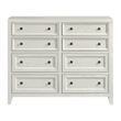 Wallace & Bay White Farmhouse 8-Drawer Dresser
