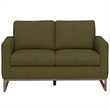 Green Chenille Upholstered Loveseat