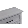 Wallace & Bay Gray Coastal 5-Drawer Chest