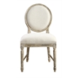 Beige Rustic Casual Upholstered Dining Chairs (Set of 2)