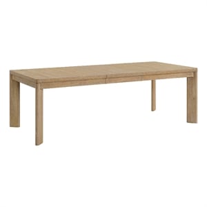 Brown Farmhouse Dining Table with Removable Leaf