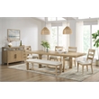 Brown Boucle Upholstered Ladder Back Dining Chairs (Set of 2)