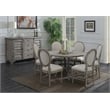 Wallace & Bay Beige Rustic Louvred Door Buffet