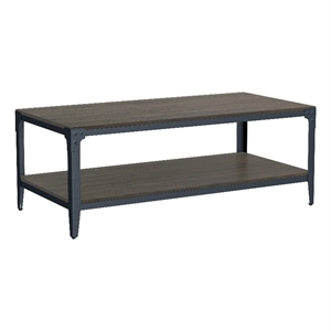 Wallace & Bay Gray Industrial Cocktail Table