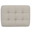 Wallace & Bay Linen Chair Ottoman in Brown
