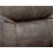 Brown Contemporary Swivel Gliding Recliner