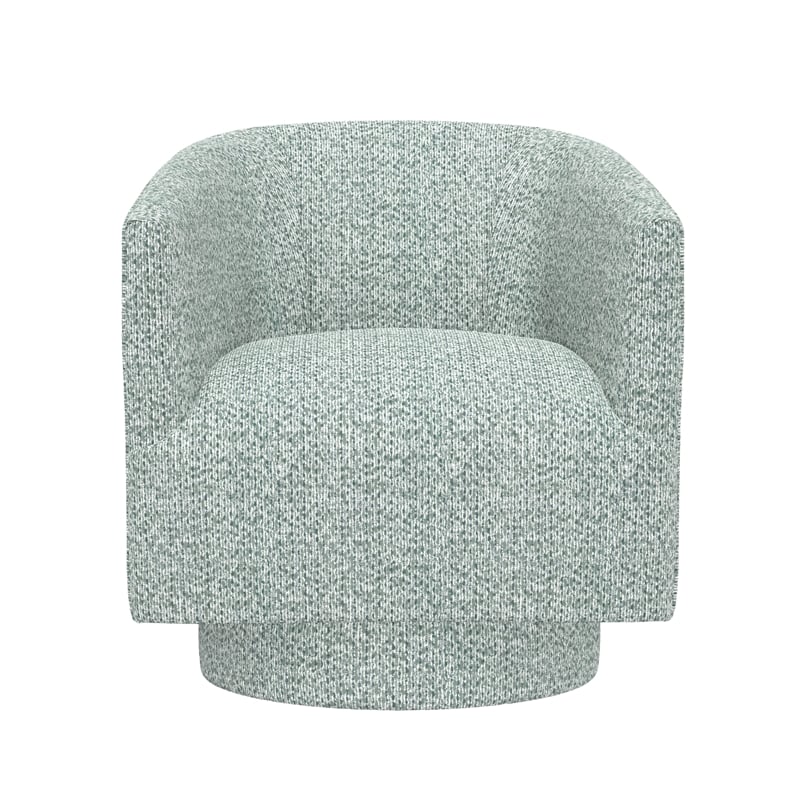 Blue Swivel Accent Chair
