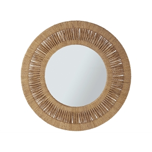 Coastal Living Escape Coca Plum Woven Rattan Accent Mirror - Brown