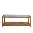 Coastal Living by Universal Furniture Escape Long Key Brown Rattan Coffee Table