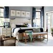 Coastal Living Escape Surf Side Wood Panel Bed King in Gray Finish