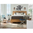 Coastal Living Escape One Drawer Nightstand in Gray Finish with Stone Top