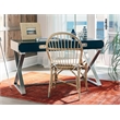 Escape Sanibel Wicker / Rattan Dining Side Chair with Beige Cushion Set of 2