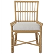 Coastal Living Escape Clearwater Woven Rattan Low-Arm Chair Set of Two