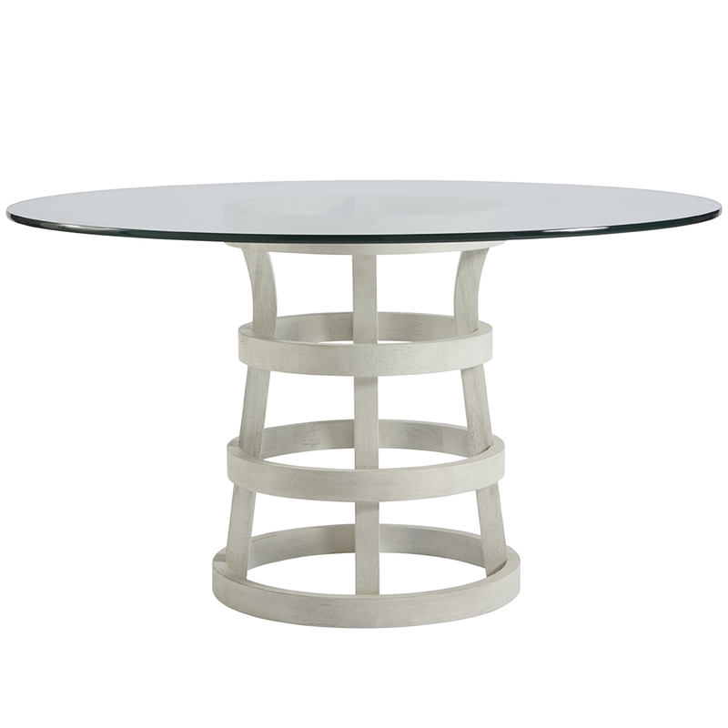 Coastal Living by Universal Furniture Escape Round Glass Table 54