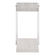 Coastal Living St Kitts Accent Table in Weathered Gray and Acrylic