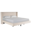 Coastal Living Beige Upholstered Sainte-Ann Bed - King