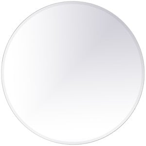 Elegant Decor Gracin 42&quot Round Contemporary Frameless Clear Mirror