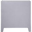 Elegant Decor Contempo 2 Door Contemporary Mirrored Accent Cabinet in Silver