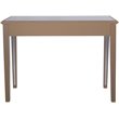 Elegant Decor Contempo 2 Drawer Mirrored Bedroom Vanity Desk in Antique Gold