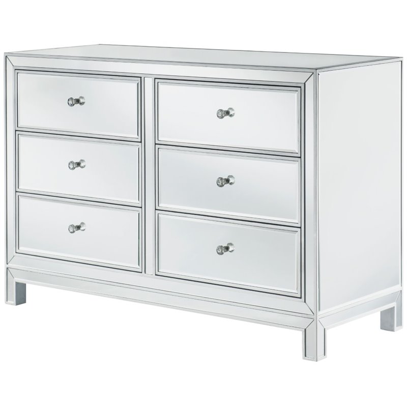 Elegant Decor Reflexion 6 Drawer 48
