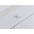 Elegant Decor Quinn Zinc Alloy T Pull Multipack in Brushed Nickel (Set of 10)