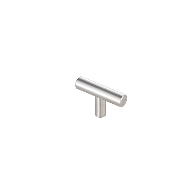 Elegant Decor Quinn Zinc Alloy T Pull Multipack in Brushed Nickel (Set of 10)