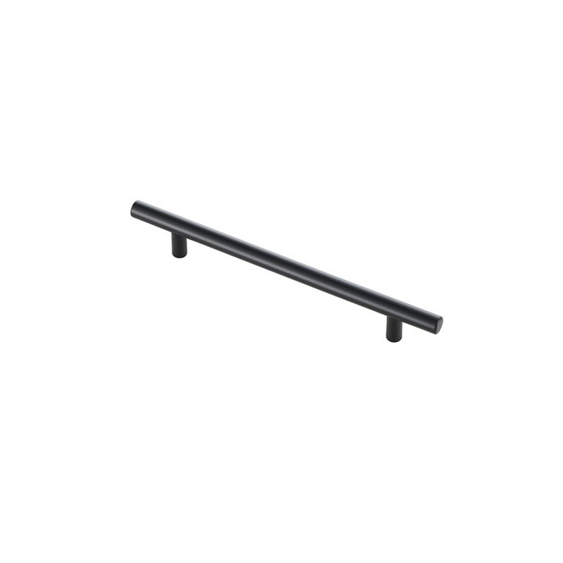 Elegant Decor Quinn Zinc Alloy Bar Pull Multipack in Black (Set of 10)