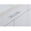 Elegant Decor Quinn Zinc Alloy Bar Pull Multipack in Nickel (Set of 10)