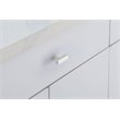 Elegant Decor Dior Modern Zinc Alloy T Bar Pull Multipack in Nickel (Set of 10)