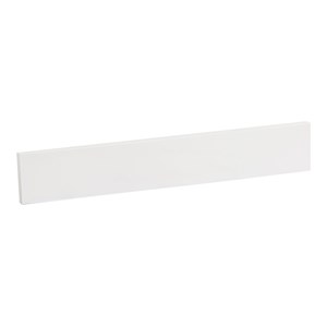 Elegant Decor Napoli 24&quot Traditional Quartz Backsplash in Ivory White