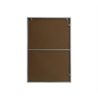 Elegant Decor Eternity Rectangle Modern MDF Wood/Iron Mirror in Silver