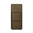 Elegant Decor Evermore Rectangle Wood/Iron Full Length Mirror in Black