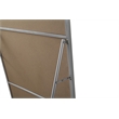 Elegant Decor Evermore Rectangle Wood/Iron Full Length Mirror in Silver