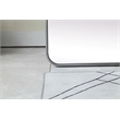 Elegant Decor Evermore Rectangle Wood/Iron Full Length Mirror in Silver