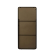 Elegant Decor Evermore Rectangle Modern MDF Wood/Iron Mirror in Black