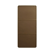Elegant Decor Evermore Rectangle Modern MDF Wood/Iron Mirror in Brass