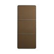 Elegant Decor Evermore Rectangle Modern MDF Wood/Iron Mirror in Silver