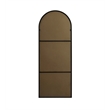 Elegant Decor Ayra Arch Modern Wood/Iron Full Length Mirror in Black