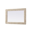 Elegant Decor Rectangle Cornhusk Mirror 27X42