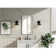 Elegant Decor Contour Metal Rectangle Mirror 22X36