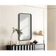 Elegant Decor Contour Metal Rectangle Mirror 22X40