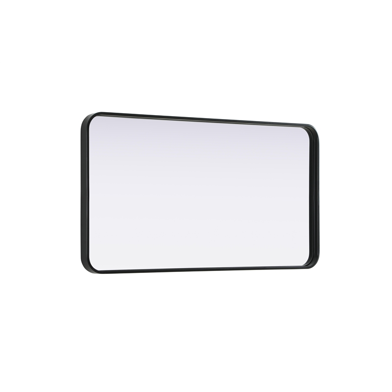 Elegant Decor Contour Metal Rectangle Mirror 22X40