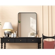 Elegant Decor Contour Metal Rectangle Mirror 24X32