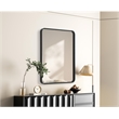 Elegant Decor Contour Metal Rectangle Mirror 24X32